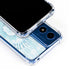 Blue and White Tie Dye Moto G 5G (2024) Clear Case
